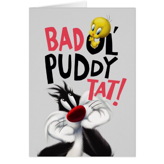 SYLVESTER™ & TWEETY™- Mean Ol' Puddy Tat Cards (Front)