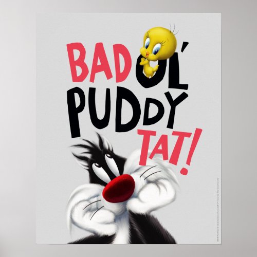 SYLVESTER  TWEETY_ Mean Ol Puddy Tat Poster