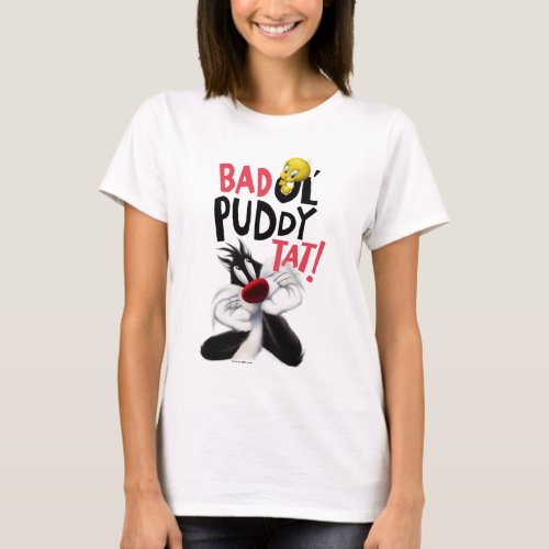 SYLVESTERâ  TWEETYâ_ Mean Ol Puddy Tat T_Shirt