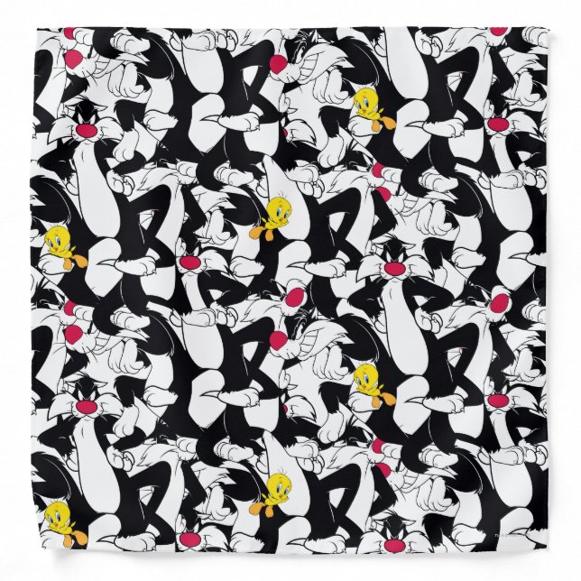 SYLVESTER™ & TWEETY™ Pattern Bandana (Front)