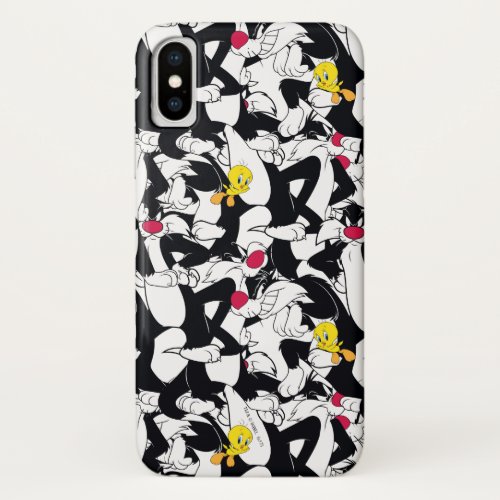 SYLVESTER  TWEETY Pattern iPhone X Case