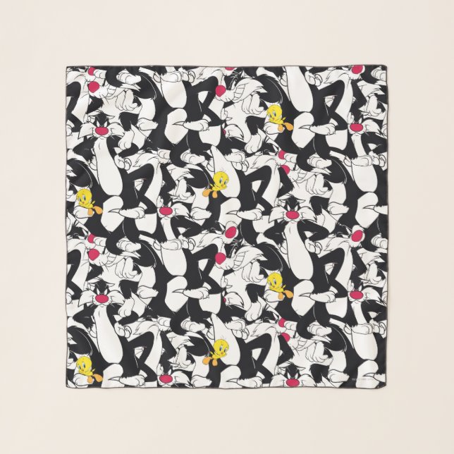 SYLVESTER™ & TWEETY™ Pattern Scarf (Front)