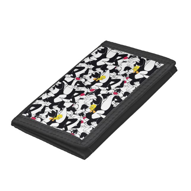 SYLVESTER™ & TWEETY™ Pattern Trifold Wallet (Bottom)