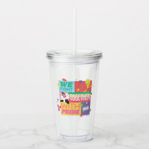SYLVESTER™ & TWEETY™ We Fight Together With Pride Acrylic Tumbler