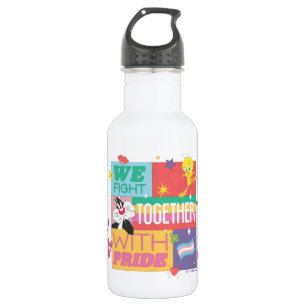SYLVESTER™ & TWEETY™ We Fight Together With Pride Stainless Steel Water Bottle