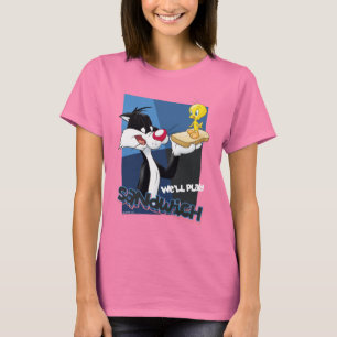SYLVESTER™ & TWEETY™ "We'll Play Sandwich" T-Shirt