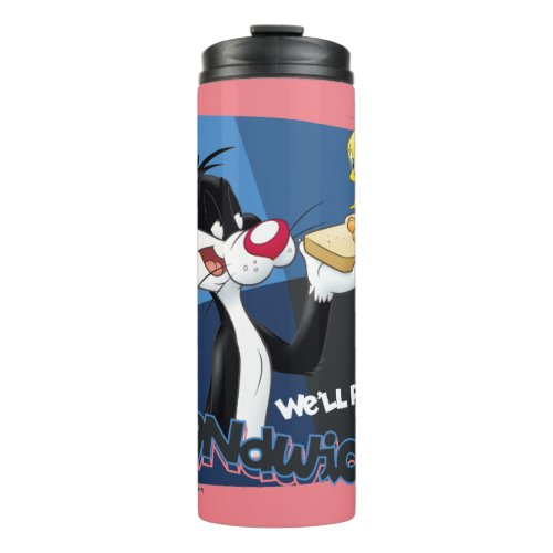 SYLVESTER  TWEETY Well Play Sandwich Thermal Tumbler