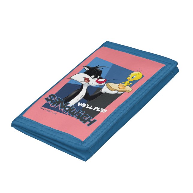 SYLVESTER™ & TWEETY™ "We'll Play Sandwich" Trifold Wallet (Bottom)