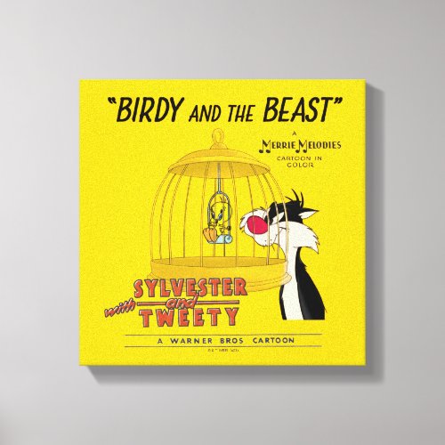 SYLVESTER  TWEEY  Birdy and the Beast Canvas Print
