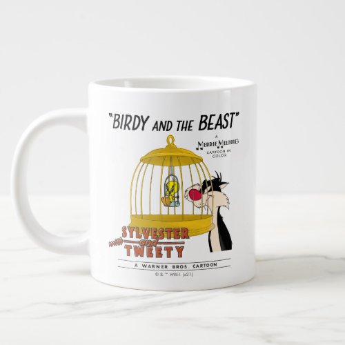 SYLVESTER  TWEEY  Birdy and the Beast Giant Coffee Mug