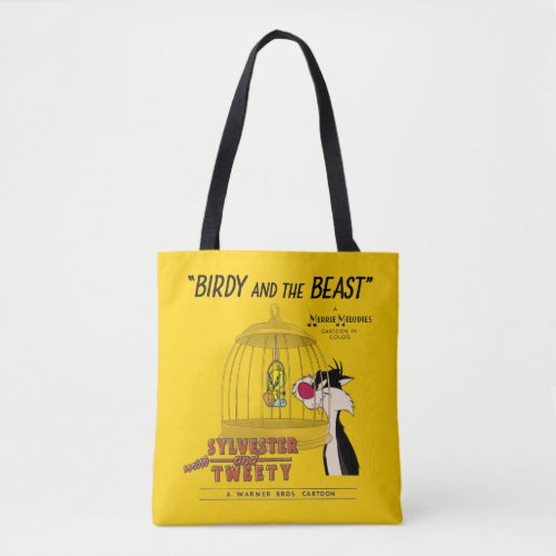 SYLVESTER  TWEEY  Birdy and the Beast Tote Bag