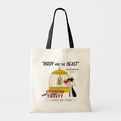 SYLVESTER  TWEEY  Birdy and the Beast Tote Bag