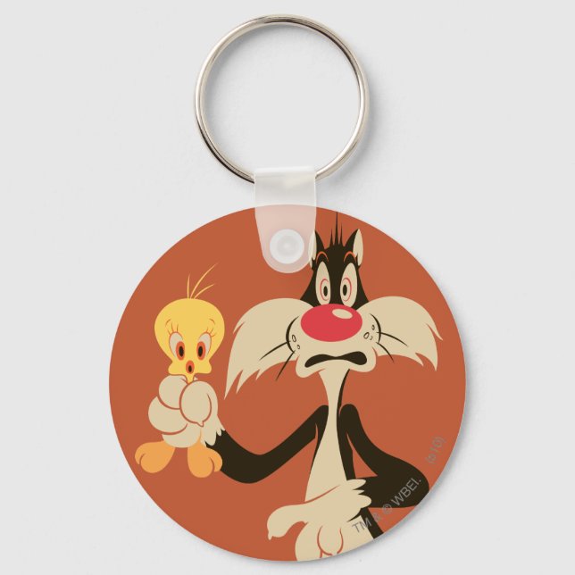 SYLVESTER™ with TWEETY™ Keychain (Front)