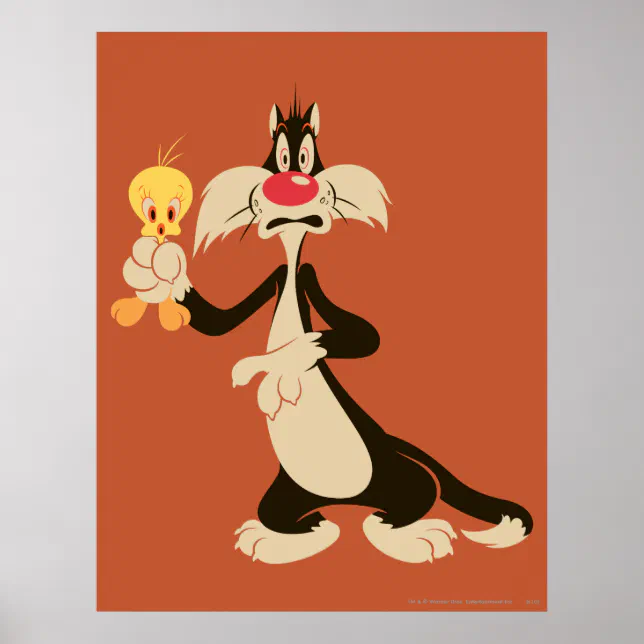 SYLVESTER™ with TWEETY™ Poster | Zazzle