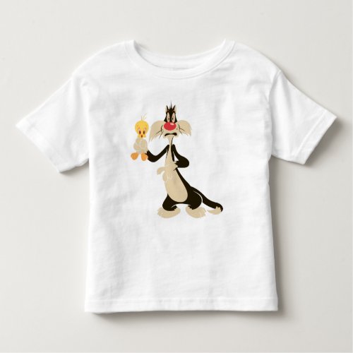 SYLVESTER with TWEETY Toddler T_shirt