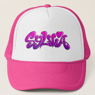 SYLVIA Graffiti Name - Trucker Hat