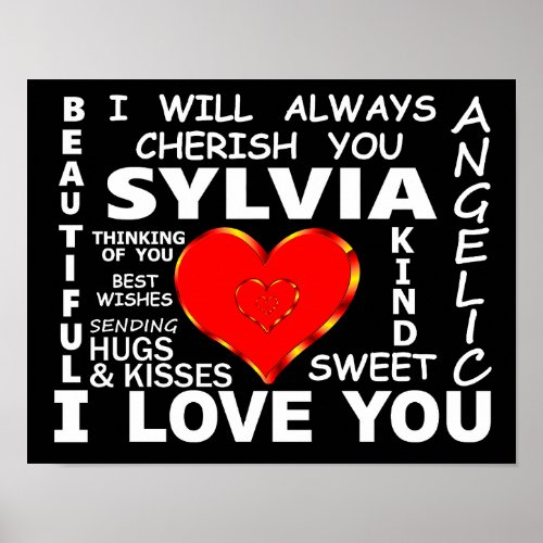 Sylvia I Love You Poster