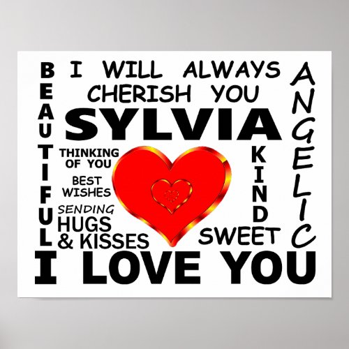 Sylvia I Love You Poster