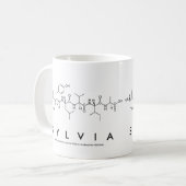 Sylvia peptide name mug (Front Left)