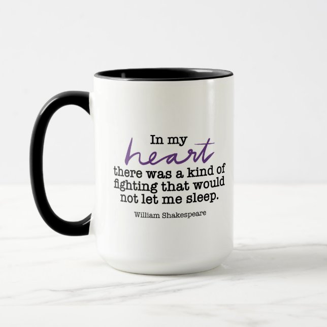 SylviasStory Shakespeare Mug Two-toned (Left)