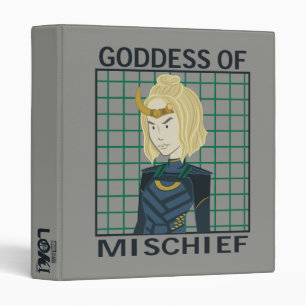 Sylvie Goddess of Mischief Illustration 3 Ring Binder