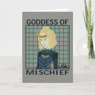 Sylvie Goddess of Mischief Illustration Card