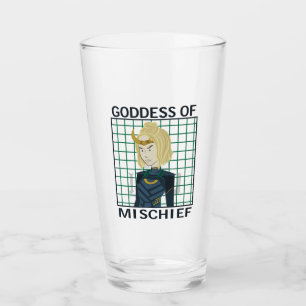 Sylvie Goddess of Mischief Illustration Glass