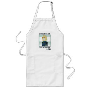 Sylvie Goddess of Mischief Illustration Long Apron