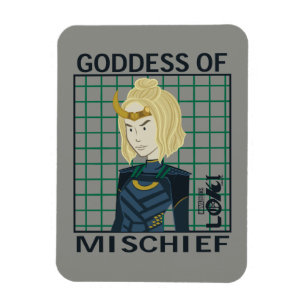 Sylvie Goddess of Mischief Illustration Magnet
