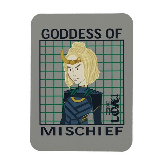 Sylvie Goddess of Mischief Illustration Magnet (Vertical)