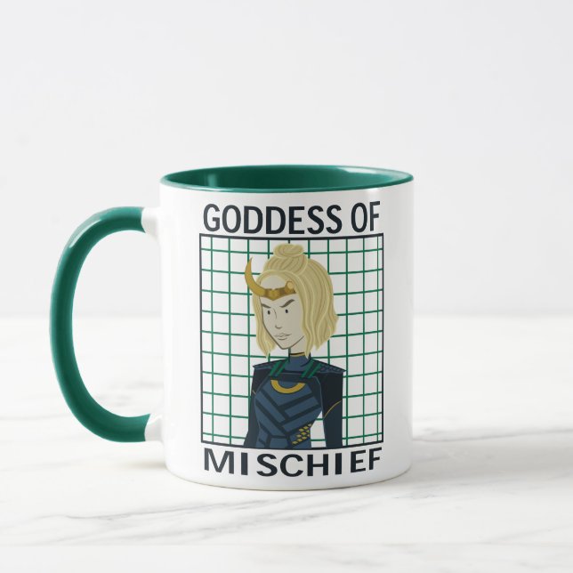 Sylvie Goddess of Mischief Illustration Mug (Left)