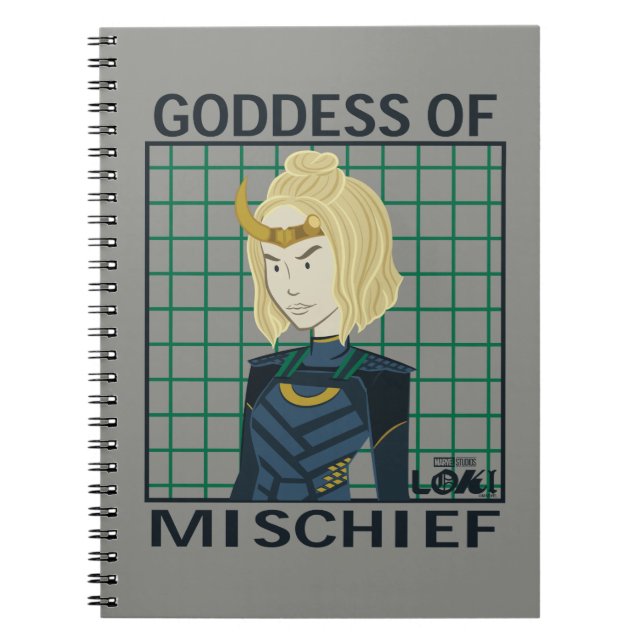 Sylvie Goddess of Mischief Illustration Notebook (Front)