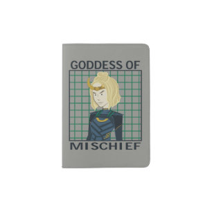 Sylvie Goddess of Mischief Illustration Passport Holder