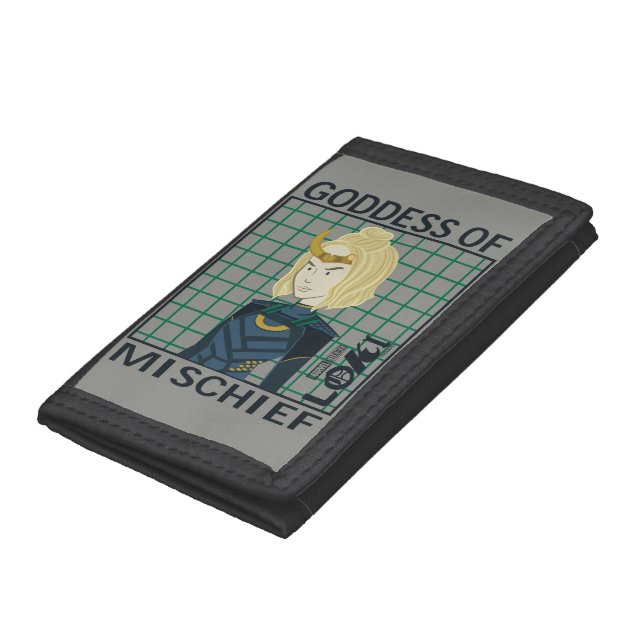 Sylvie Goddess of Mischief Illustration Trifold Wallet (Bottom)