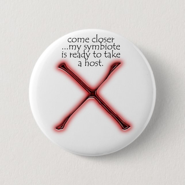 Symbiote Pouch Button (Front)