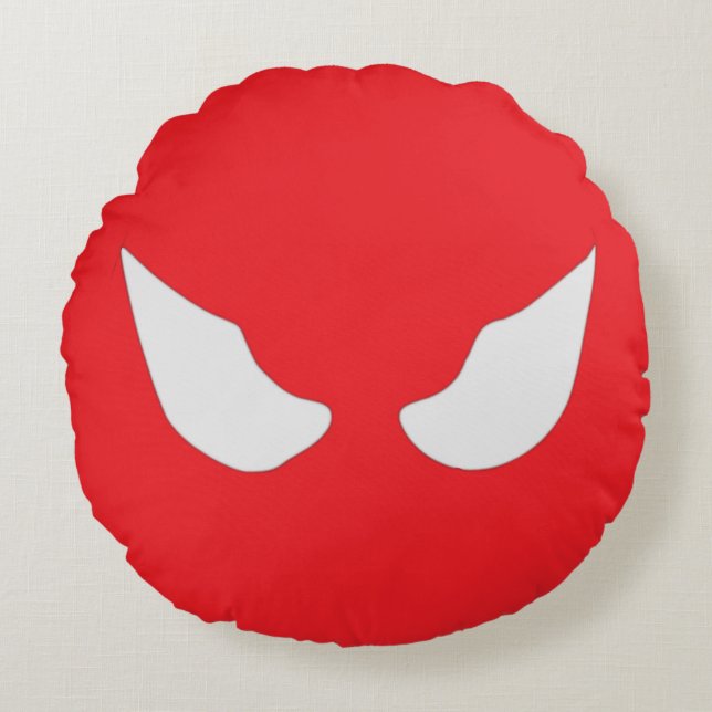 Symbiote Stare – Bold Round Pillow (Front)