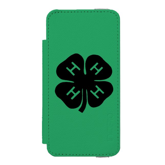 Symbol: 4-H Club Incipio iPhone Wallet Case (Folio Front)