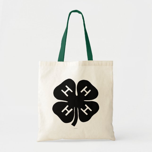 Symbol: 4-H Club Tote Bag (Front)
