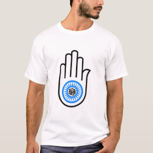 Symbol Ahimsa Hindu Buddhist Jainist Jainism Hand T-Shirt