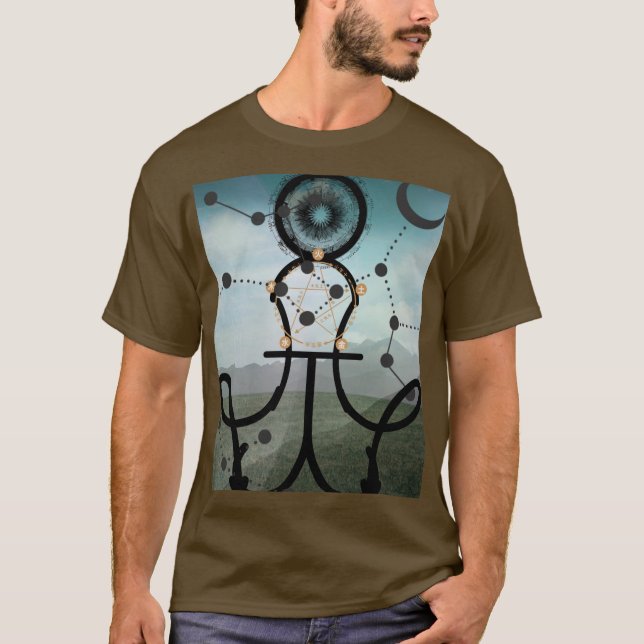 SYMBOL AND ASTRAL COSMIC T-Shirt (Front)