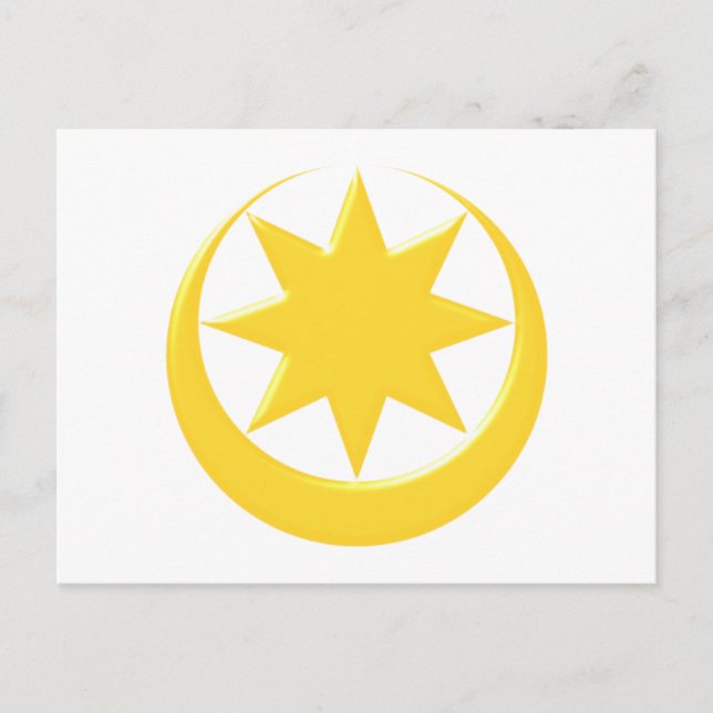 Symbol Astarte Ishtar Postcard (Front)
