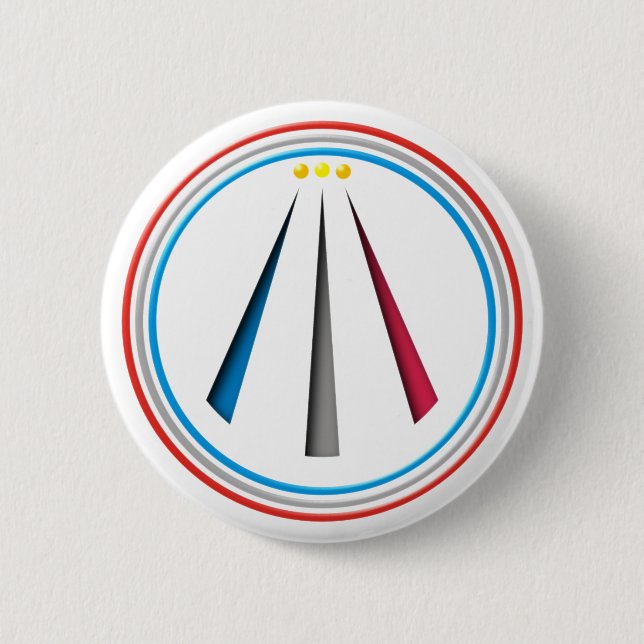 symbol Awen Neo Druid Barden Button (Front)