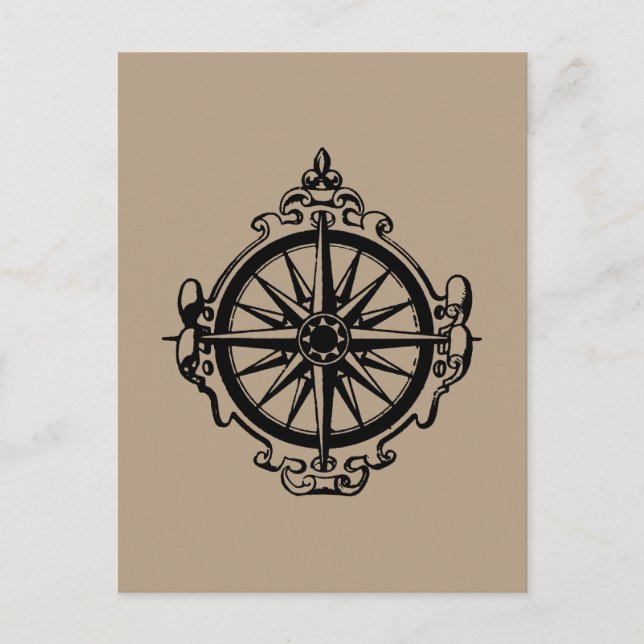 Symbol: Compass Postcard (Front)