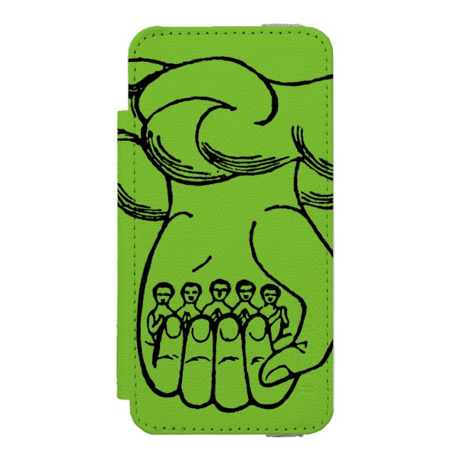 Symbol: Divine Hand Incipio iPhone Wallet Case (Folio Front)