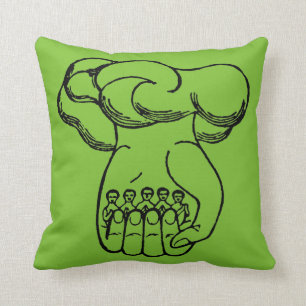 Symbol: Divine Hand Throw Pillow