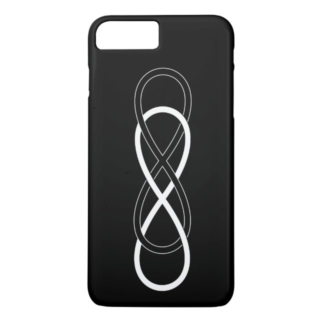Symbol double Infinity - Black & White Case-Mate iPhone Case (Back)