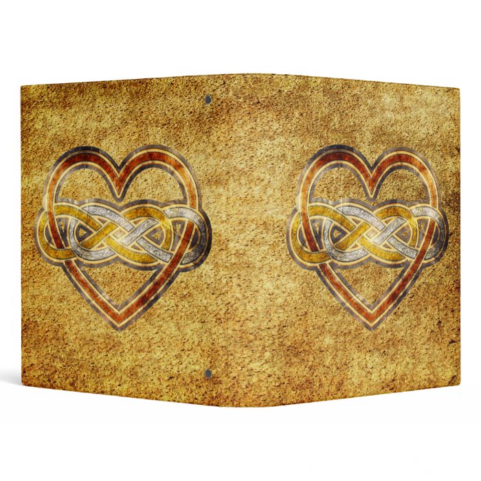 Symbol double Infinity Heart BiColor Binder
