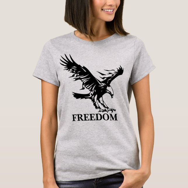 Symbol Eagle Freedom. Personalized  T-Shirt (Front)