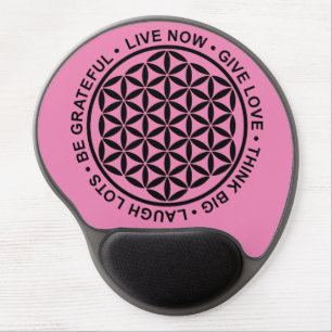 Symbol Flower Of Life - Rules Of Life 1 Gel Mouse Pad