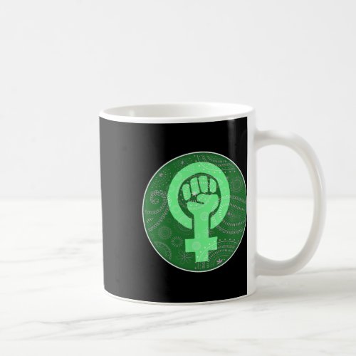 Symbol Green Bandana Style Womens Rights  Coffee Mug